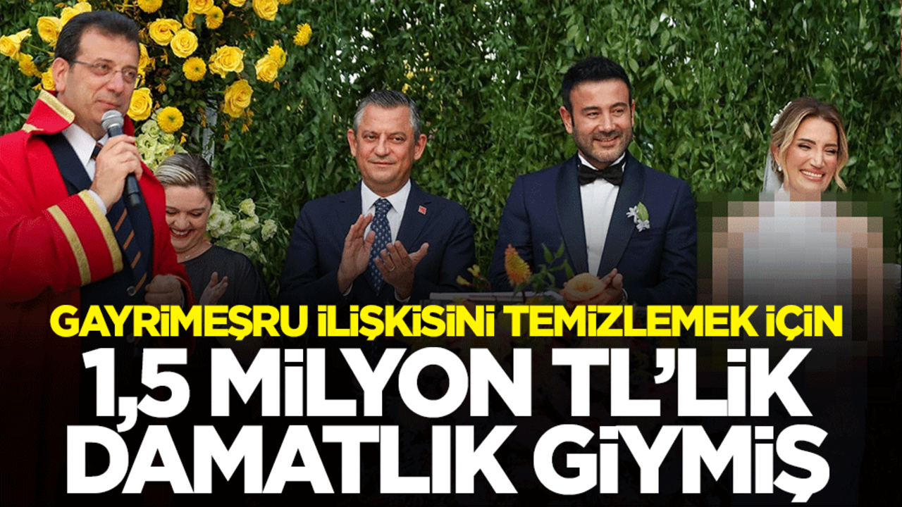 Gayrimeşru ilişkisi bomba etkisi yapmıştı! eski Beşiktaş Belediye Başkanı Rıza Akpolat1,5 milyon TL’lik damatlık giymiş