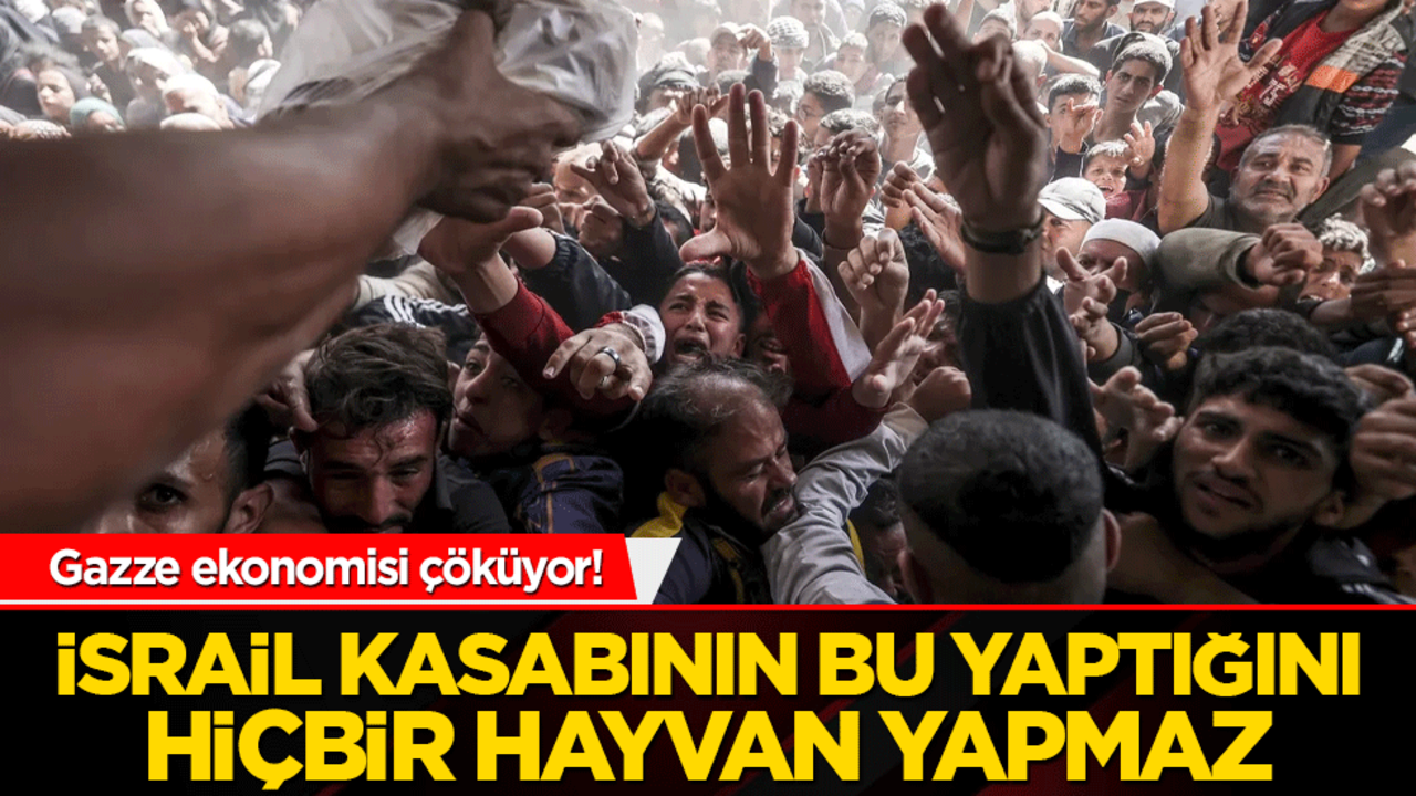 Gazze ekonomisi çöküyor! Saldırılar üretimi yüzde 25 düşürdü