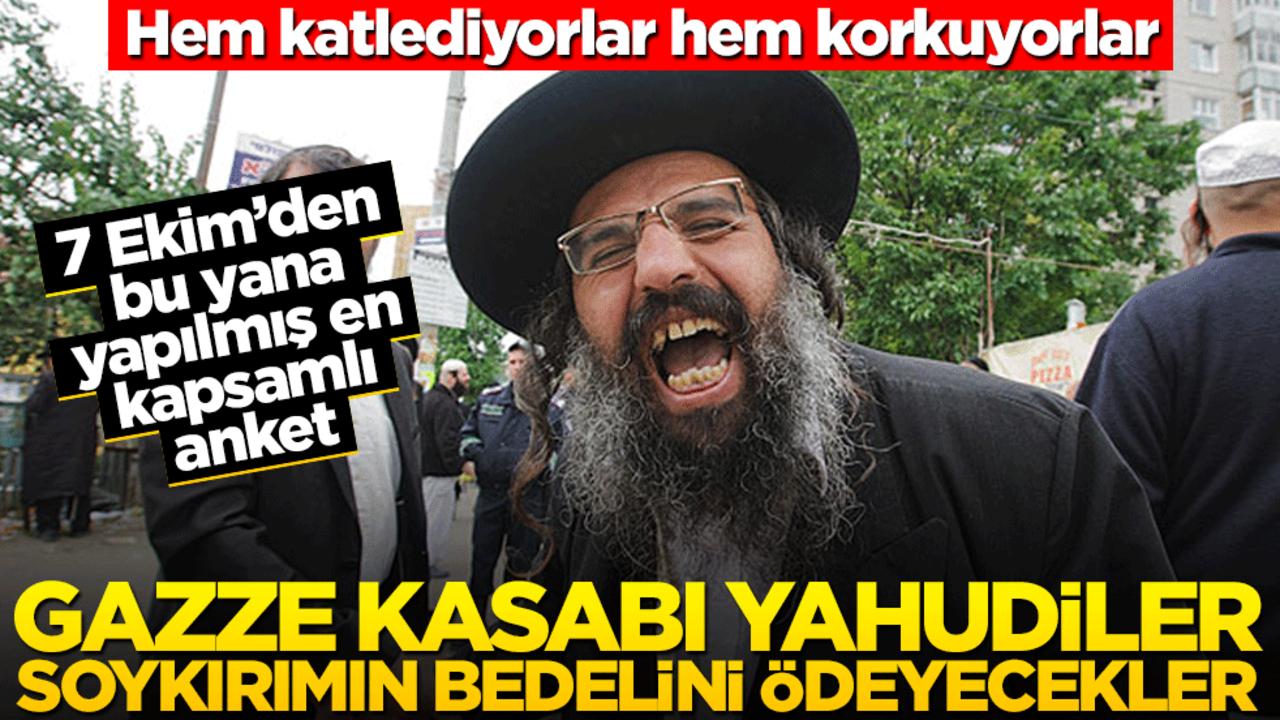 Gazze kasabı yahudiler soykırımın bedelini ödeyecekler! Hem katlediyorlar hem korkuyorlar