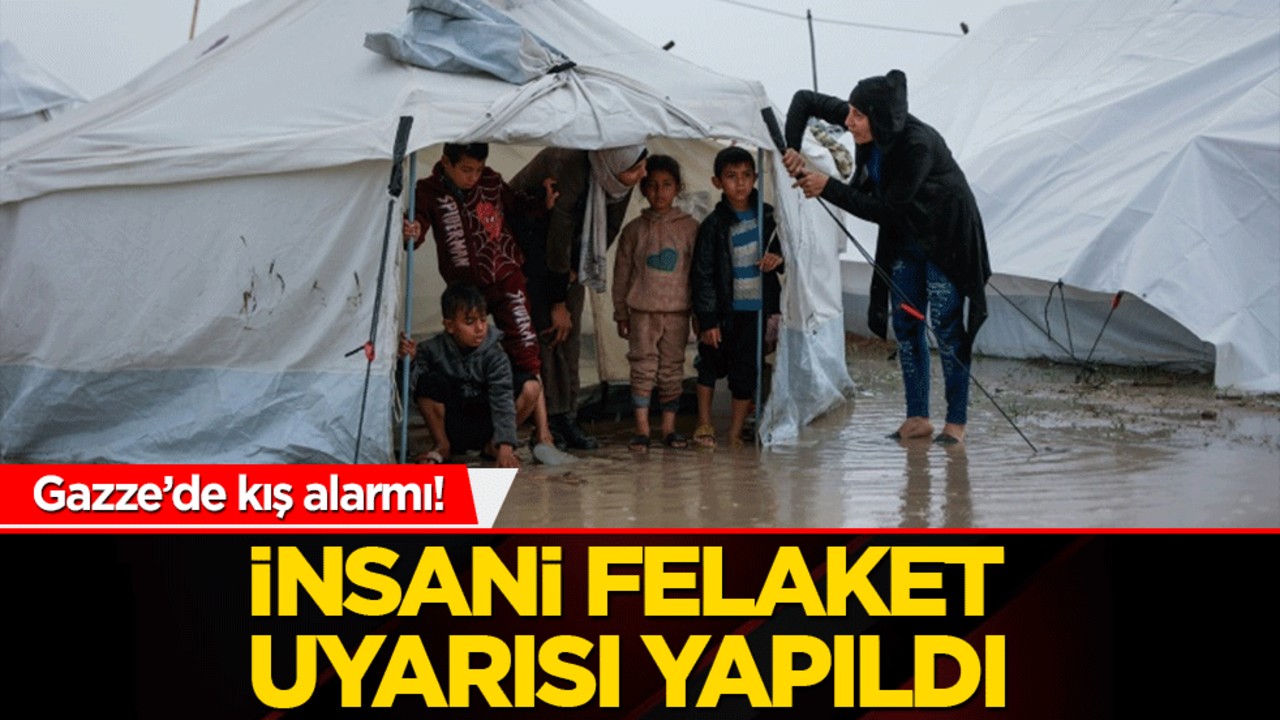 Gazze’de kış alarmı! İnsani felaket uyarısı yapıldı