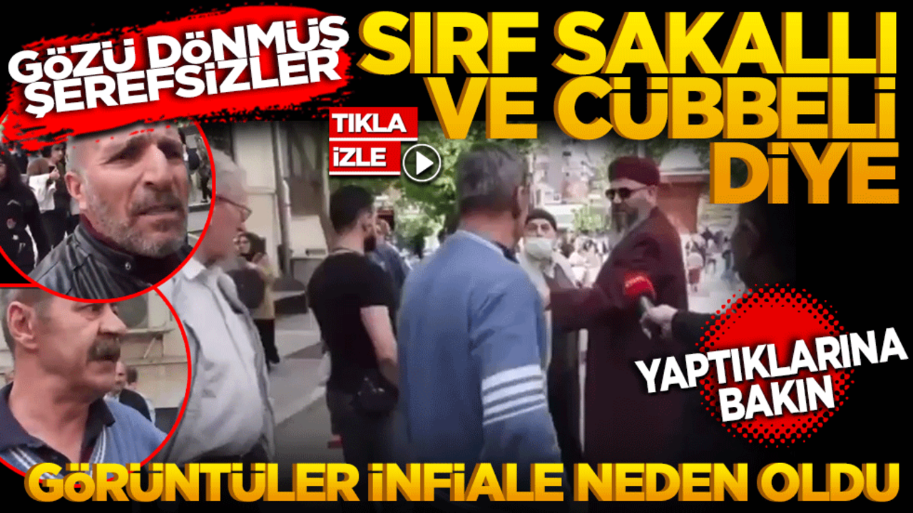 Gözü dönmüş şerefsizler! Sırf sakallı ve cübbeli diye yaptıklarına bakın