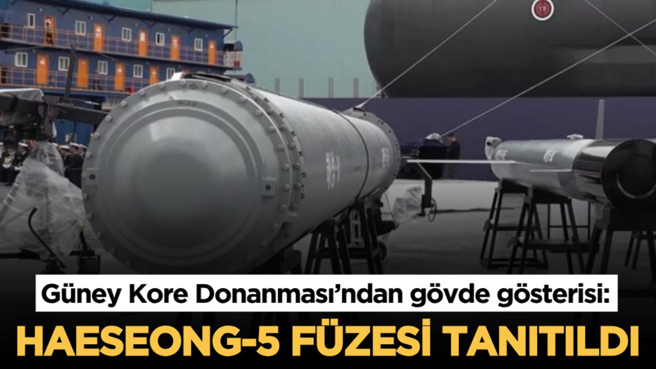 Güney Kore Donanması’ndan gövde gösterisi: Haeseong-5 füzesi tanıtıldı