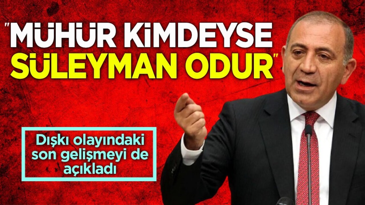 Gürsel Tekin’den il başkanlığı açıklaması: Mühür kimdeyse Süleyman odur