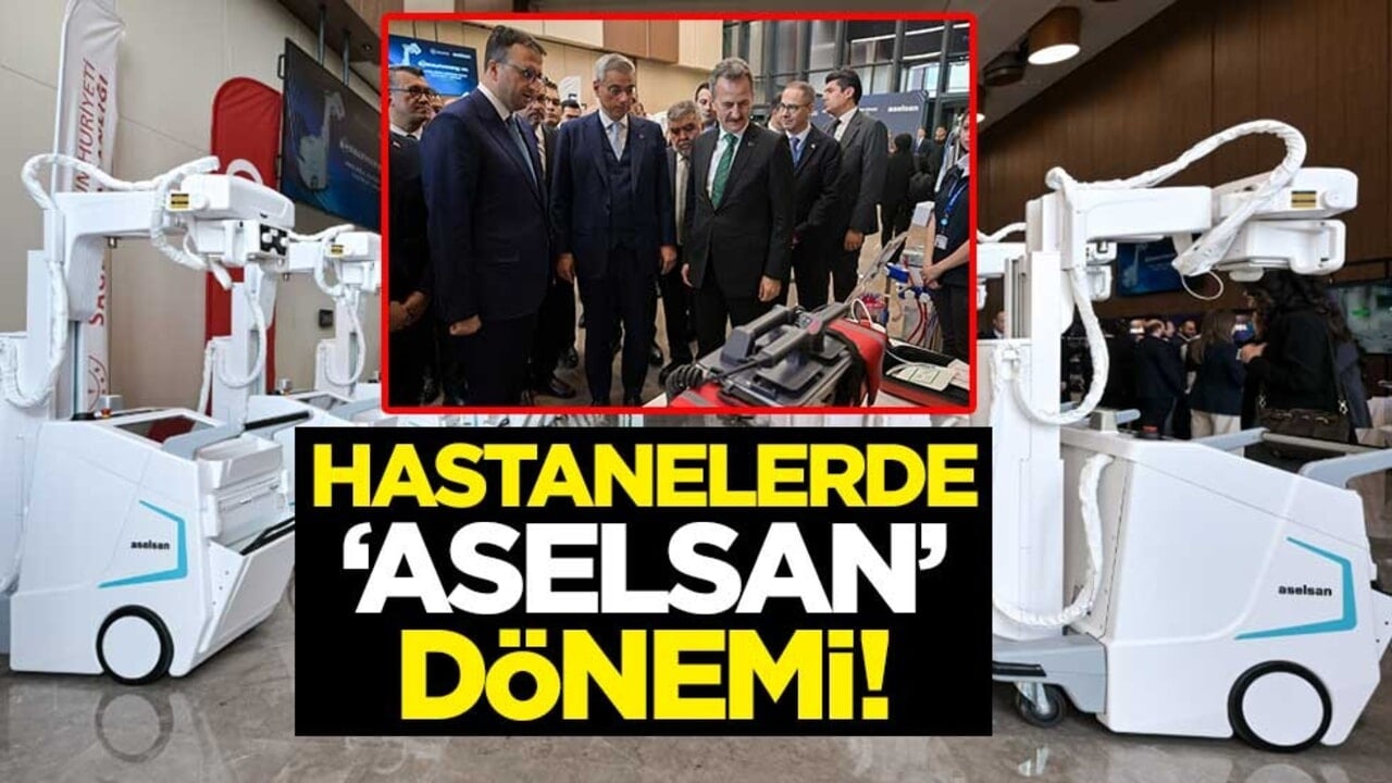 Hastanelerde "ASELSAN" dönemi! Yerli mobil röntgen cihazı üretildi