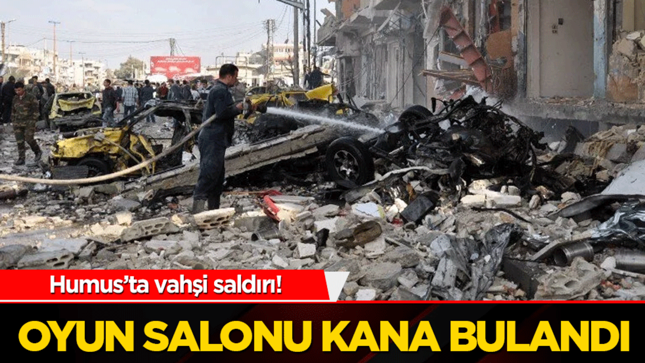 Humus’ta vahşi saldırı! Oyun salonu kana bulandı