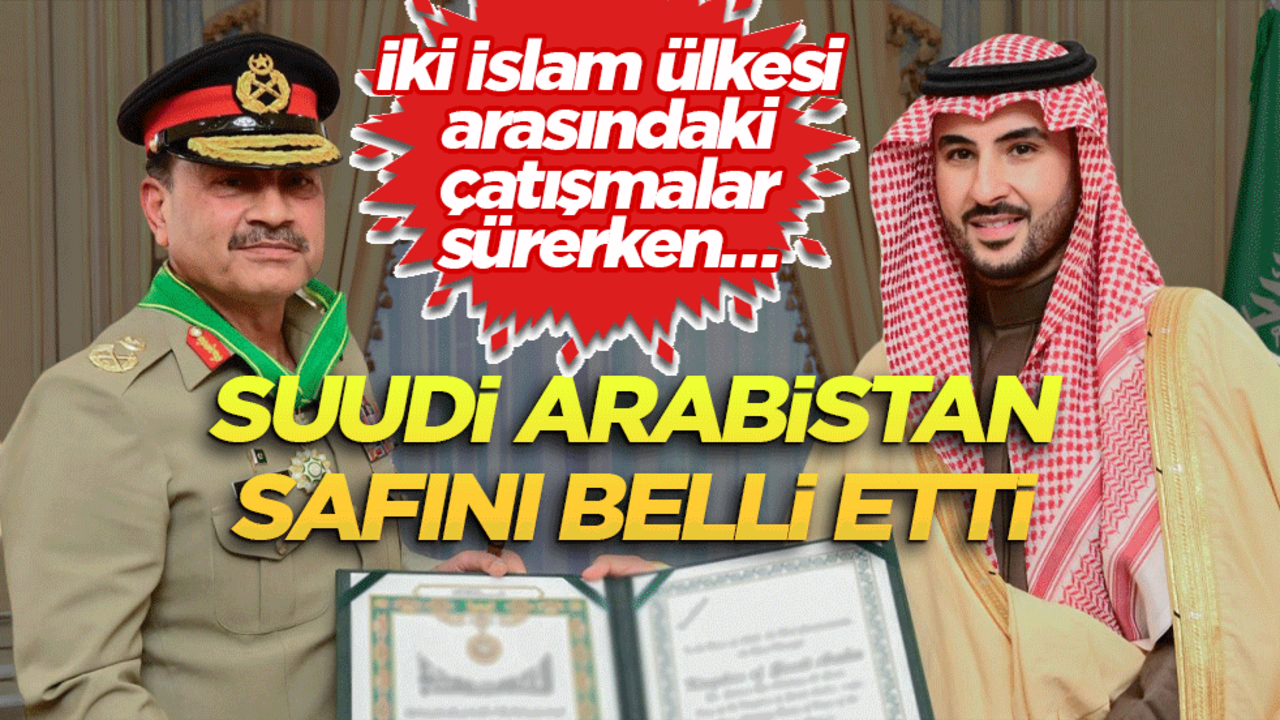 İki İslam ülkesi arasındaki çatışmalar sürerken… Suudi Arabistan safını belli etti