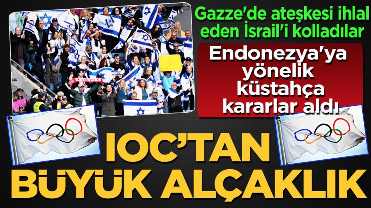 IOC, soykırımcı İsrail'in atletlerini men eden Endonezya'ya yönelik kararlar aldı