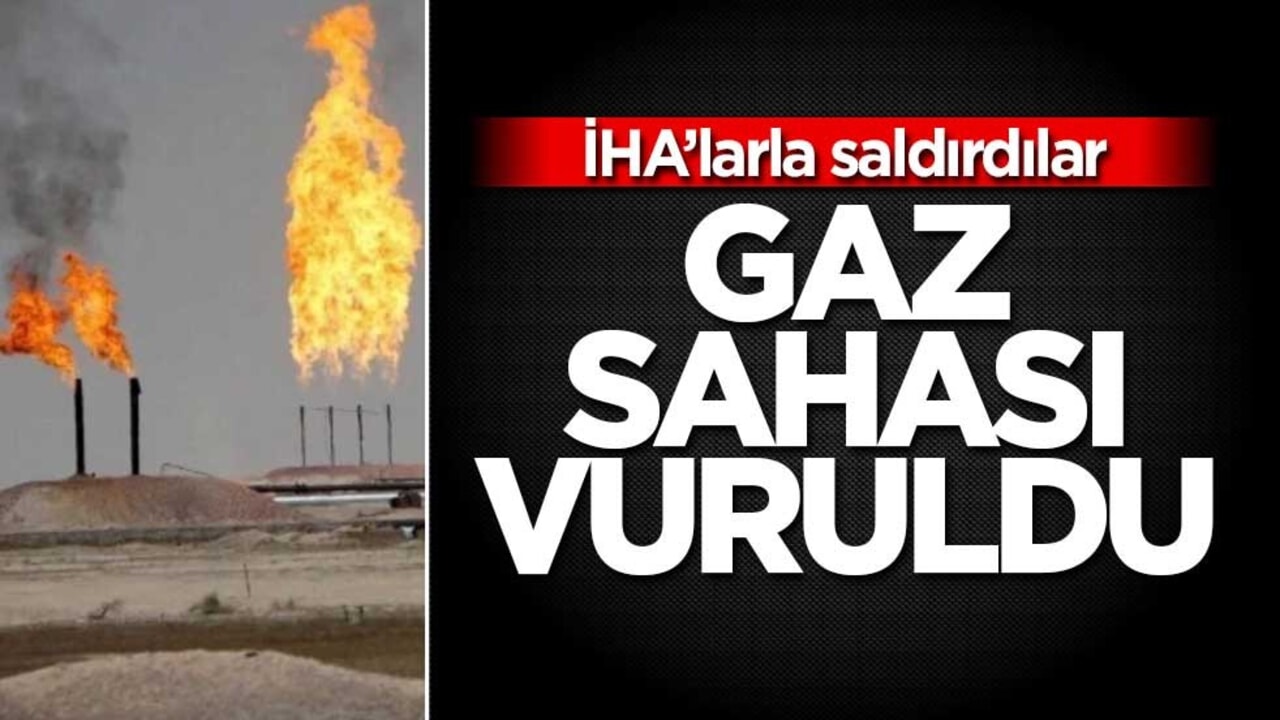 Irak’ta gaz sahasına İHA saldırısı