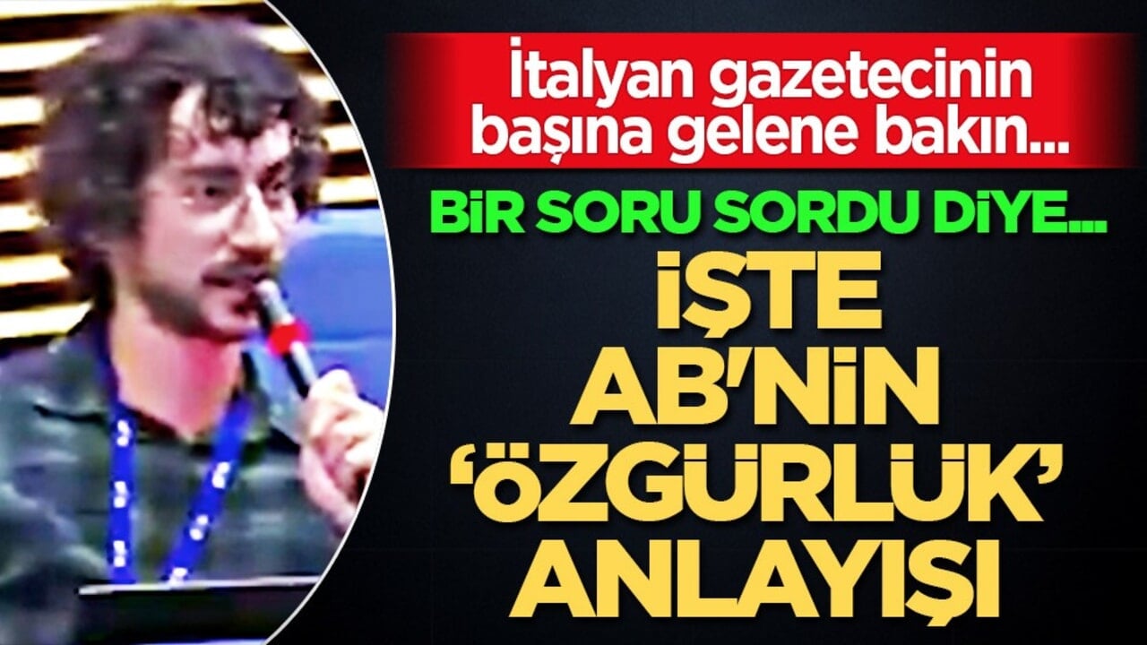 İsrail sorusu soran İtalyan gazeteci işten kovuldu: Rusya bir ülkeyi işgal etti, İsrail ise saldırıya yanıt verdi!