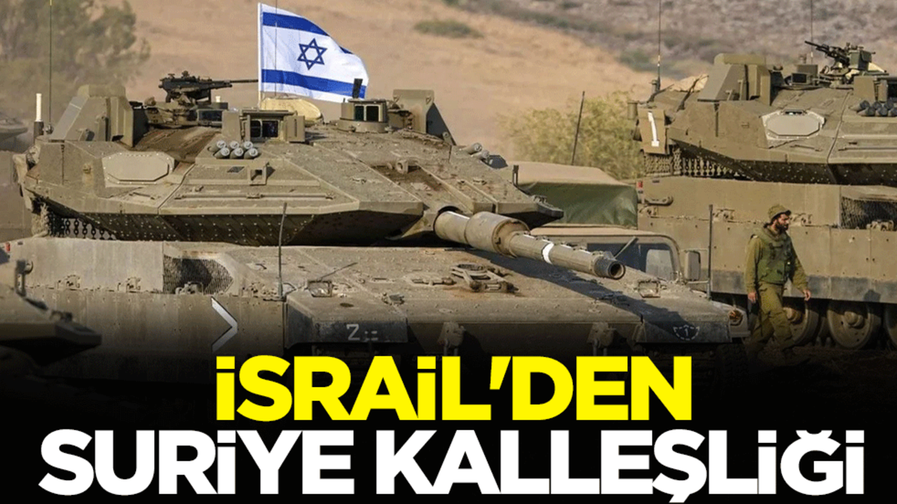 İsrail'den Suriye kalleşliği