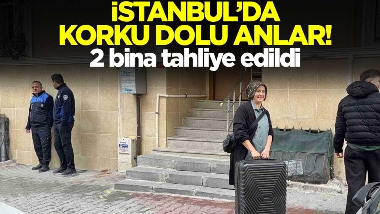 İstanbul Arnavutköy'de korku dolu anlar! 2 bina tahliye edildi