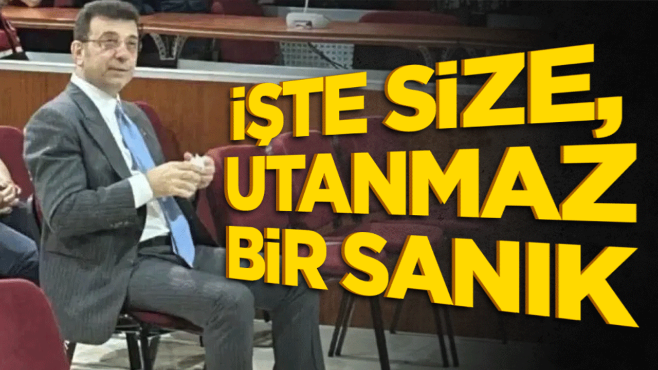 İşte size, utanmaz bir sanık