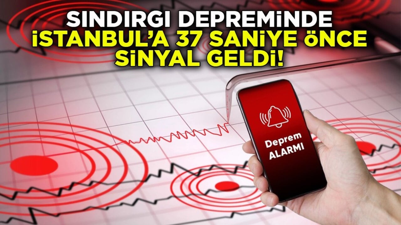 Kandilli'nin erken uyarı sistemi başarılı oldu! Sındırgı depreminde İstanbul’a 37 saniye önce sinyal gönderdi