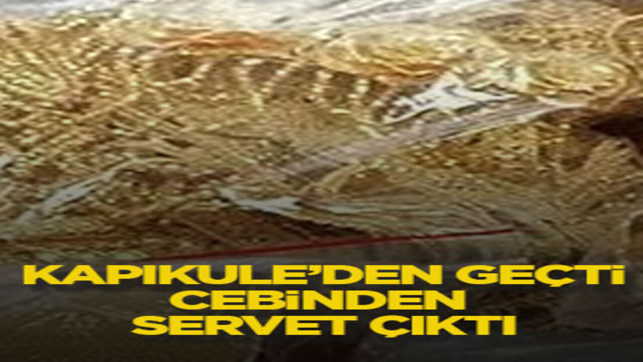 Kapıkule’den geçti, cebinden servet çıktı
