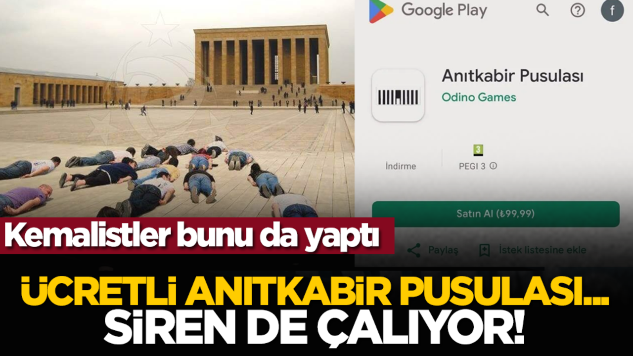 Kemalistler bunu da yaptı: Ücretli 'Anıtkabir pusulası'... Siren de çalıyor!