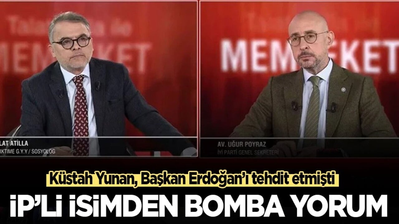 Küstah Yunan, Başkan Erdoğan’ı tehdit etmişti! İYİ Partili isimden bomba yorum