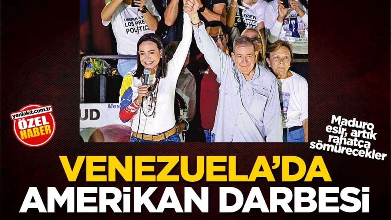 Maduro esir, artık rahatça sömürecekler! Venezuela’da Amerikan darbesi