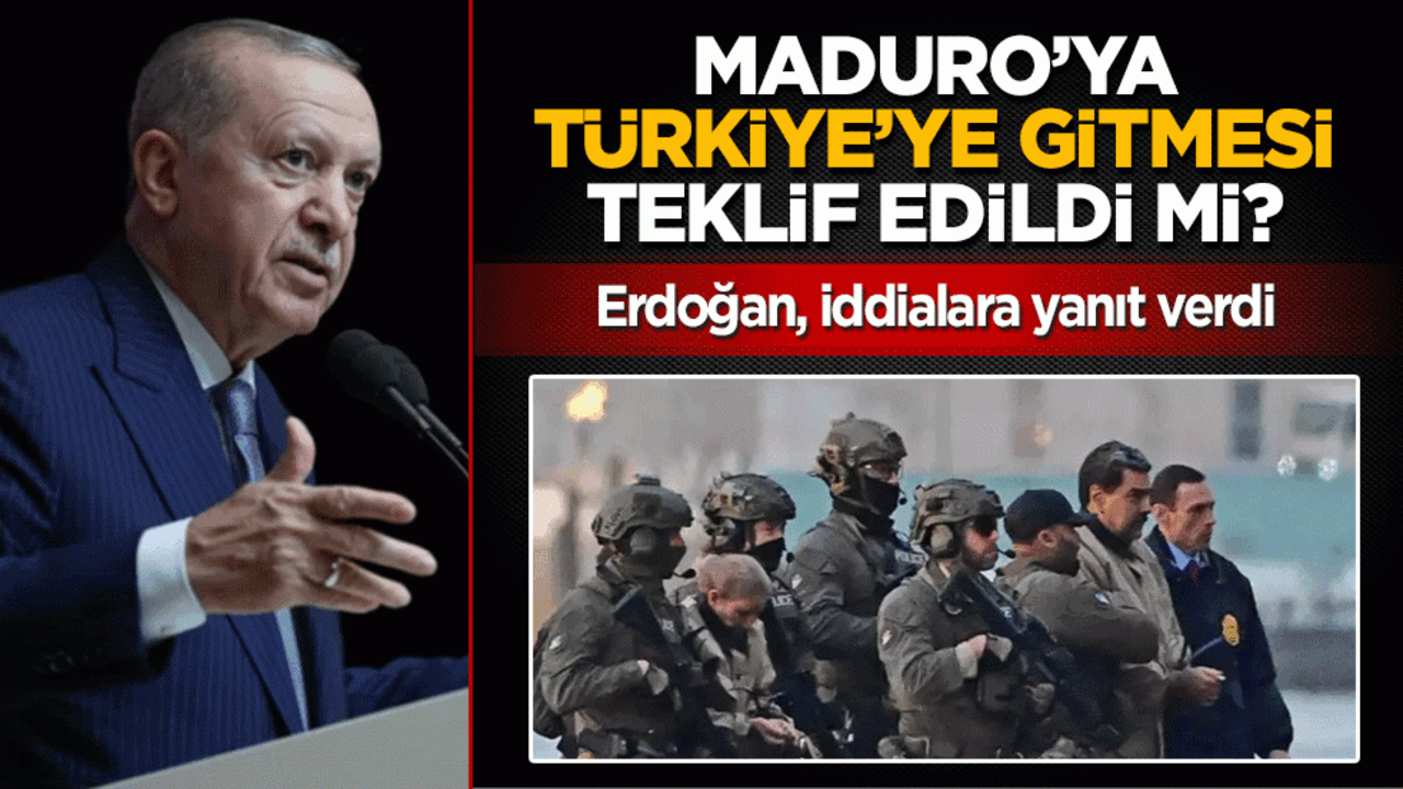 Maduro'ya Türkiye'ye gitmesi teklif edildi mi? Erdoğan, iddialara yanıt verdi