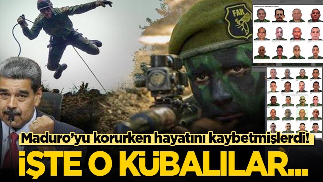 Maduro’yu korurken katledilen 32 Kübalı askerin isim ve rütbeleri açıklandı! İşte o Kübalılar...