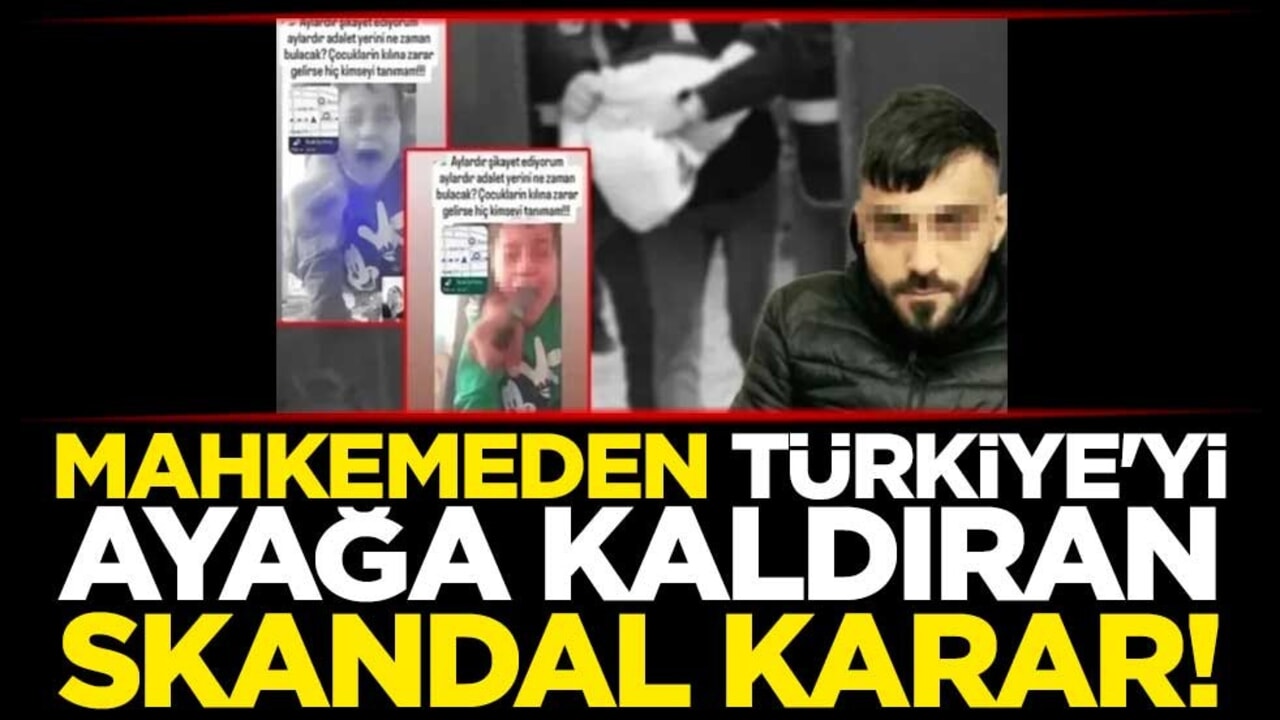 Mahkemeden Türkiye'yi ayağa kaldıran skandal karar! Çocuklarının boğazına bıçak dayayan babaya tahliye