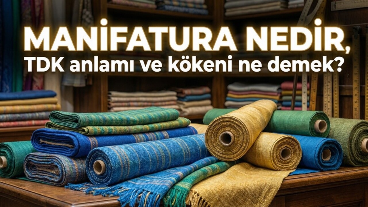 Manifatura Ne Demek?