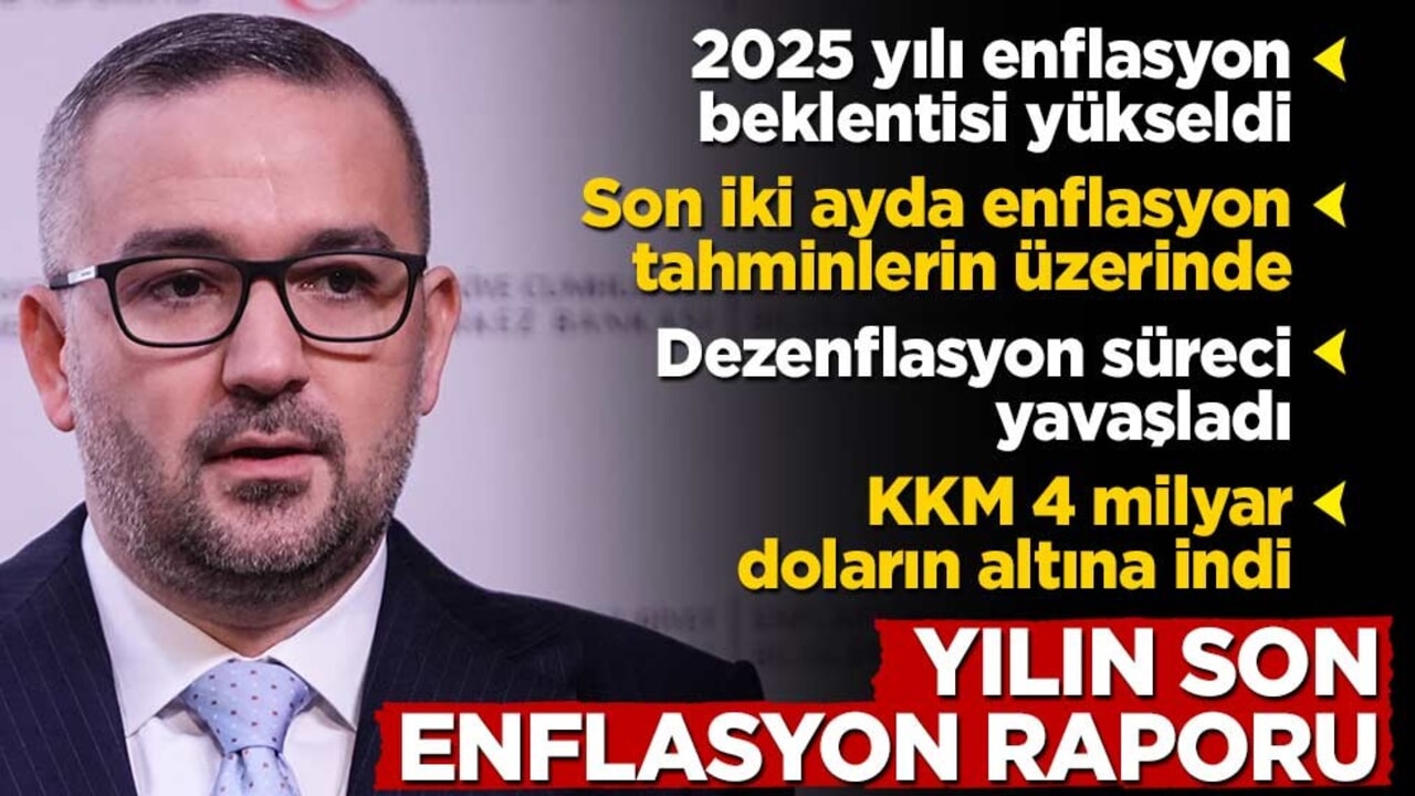 Merkez Bankası Başkanı Fatih Karahan'dan flaş açıklamalar! Yılın son enflasyon raporu...