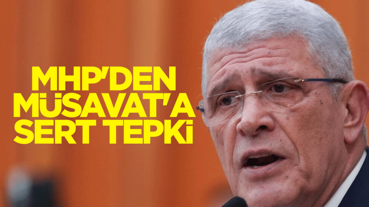 MHP'den Müsavat'a sert tepki