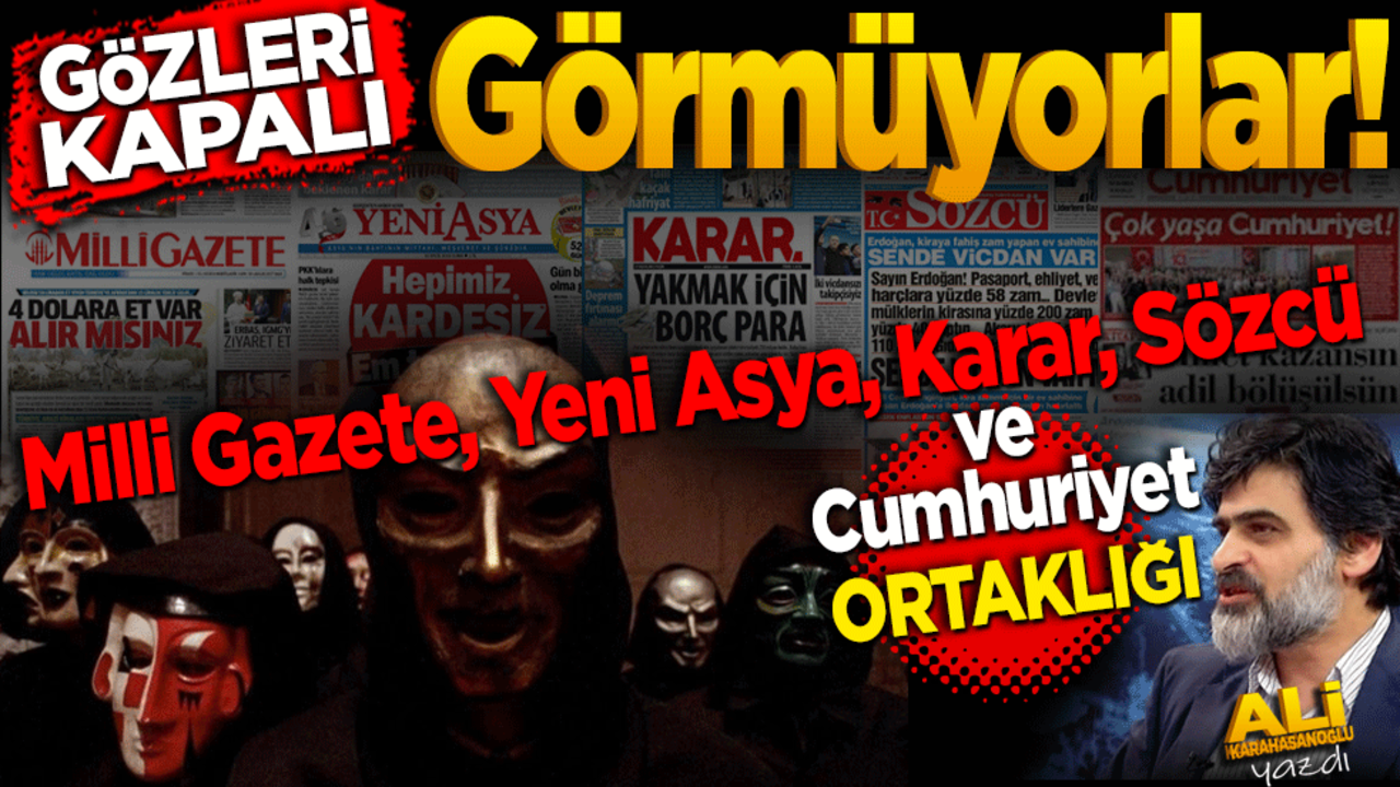 Milli Gazete, Yeni Asya, Karar, Sözcü ve Cumhuriyet ortaklığı