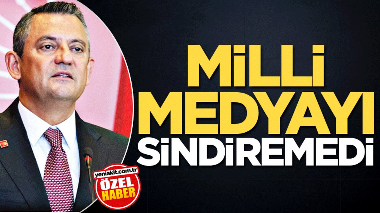 Milli medyayı sindiremedi