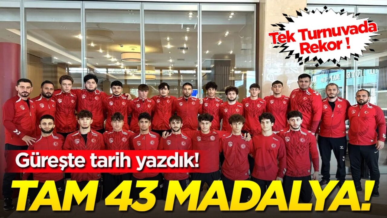 Milli sporcular Balkan şampiyonasında 43 madalya ile zirveye çıktı