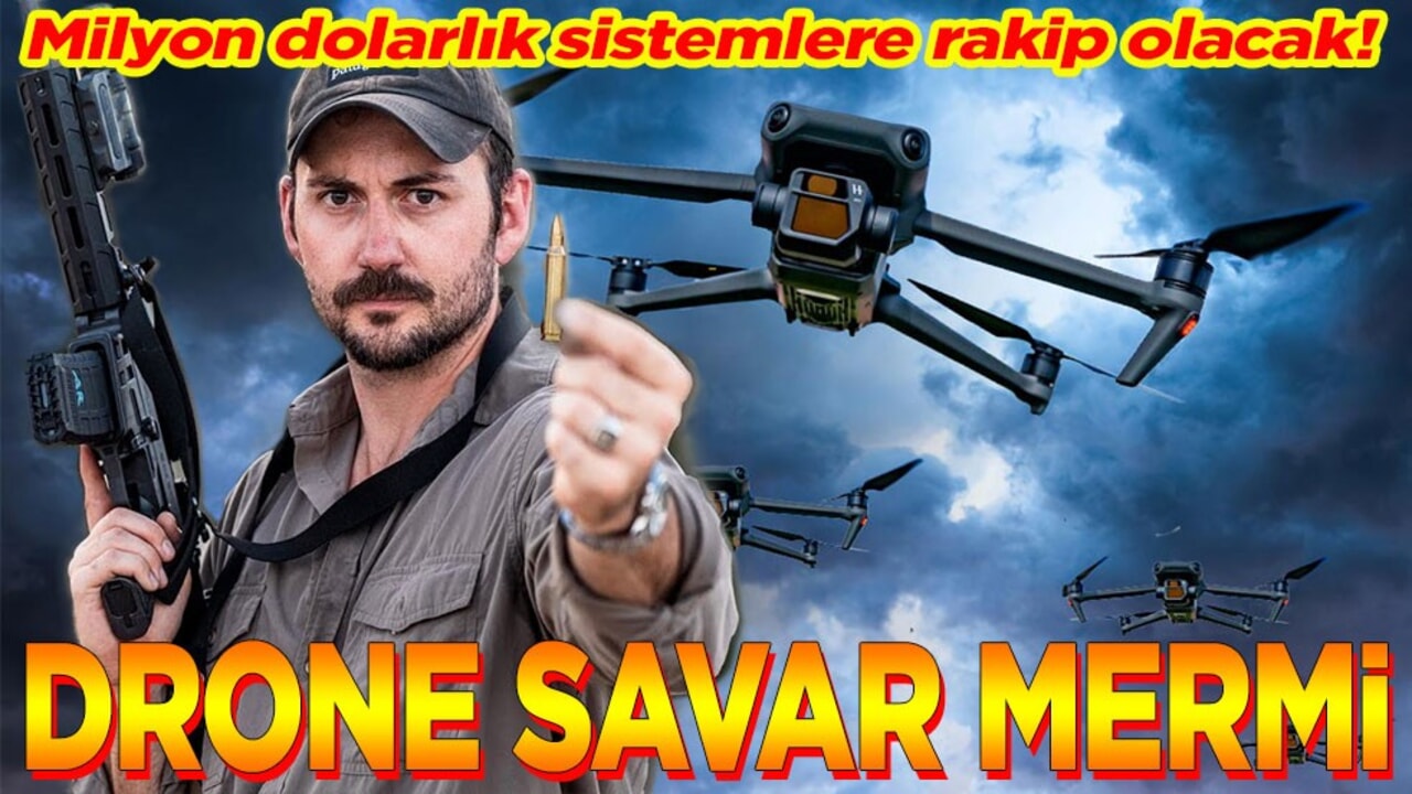 Milyon dolarlık sistemlere rakip olacak! Drone savar mermi