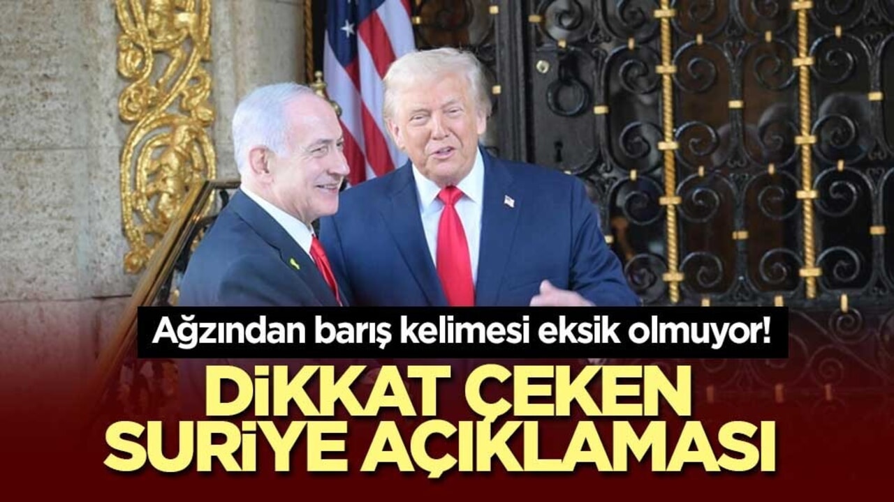 Netanyahu'nun ağzından barış kelimesi eksik olmuyor! Dikkat çeken Suriye açıklaması