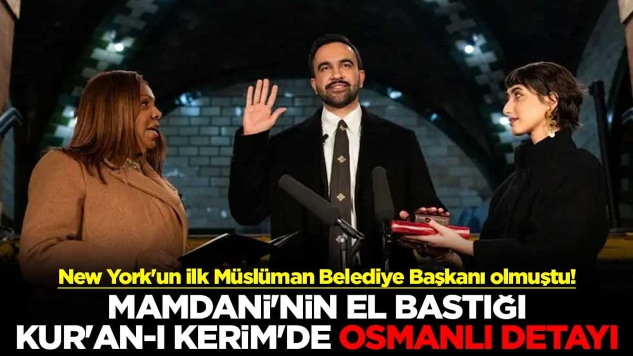 New York'un ilk Müslüman Belediye Başkanı olmuştu! Mamdani'nin el bastığı Kur'an-ı Kerim'de Osmanlı detayı
