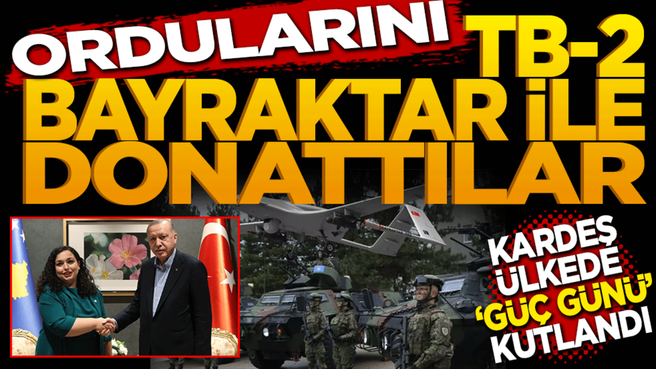 Ordularını Bayraktar TB2'lerle donattılar! Kardeş ülkede ‘Güç Günü’ kutlandı