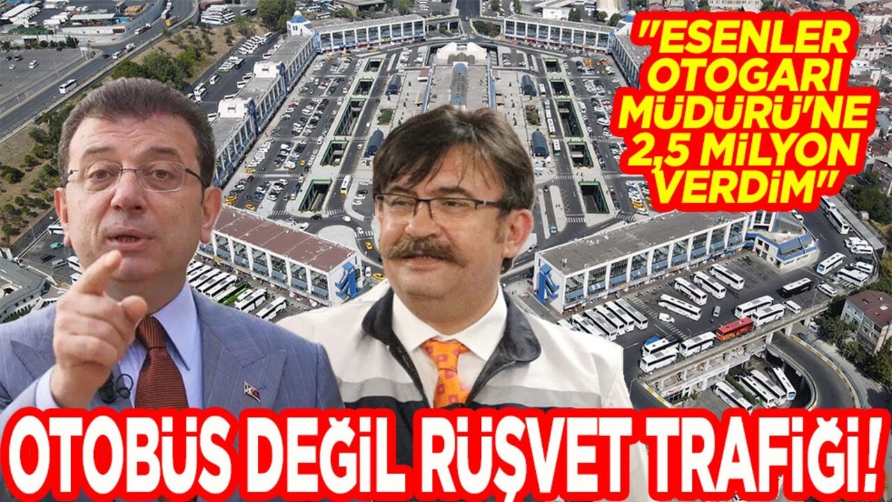 Otobüs değil rüşvet trafiği!