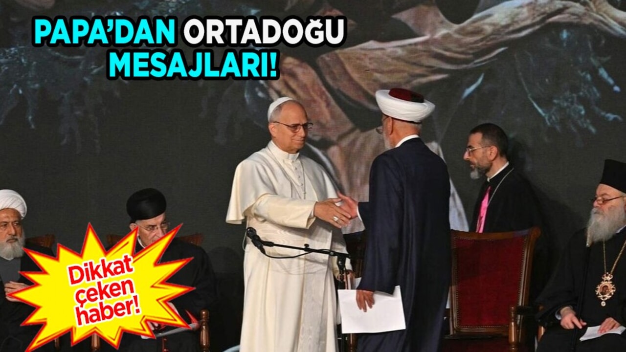 Papa’dan Ortadoğu mesajları, bomba sözler: Barış ve birlik mümkün sözler... Bu kararlı duruş, şaşırttı