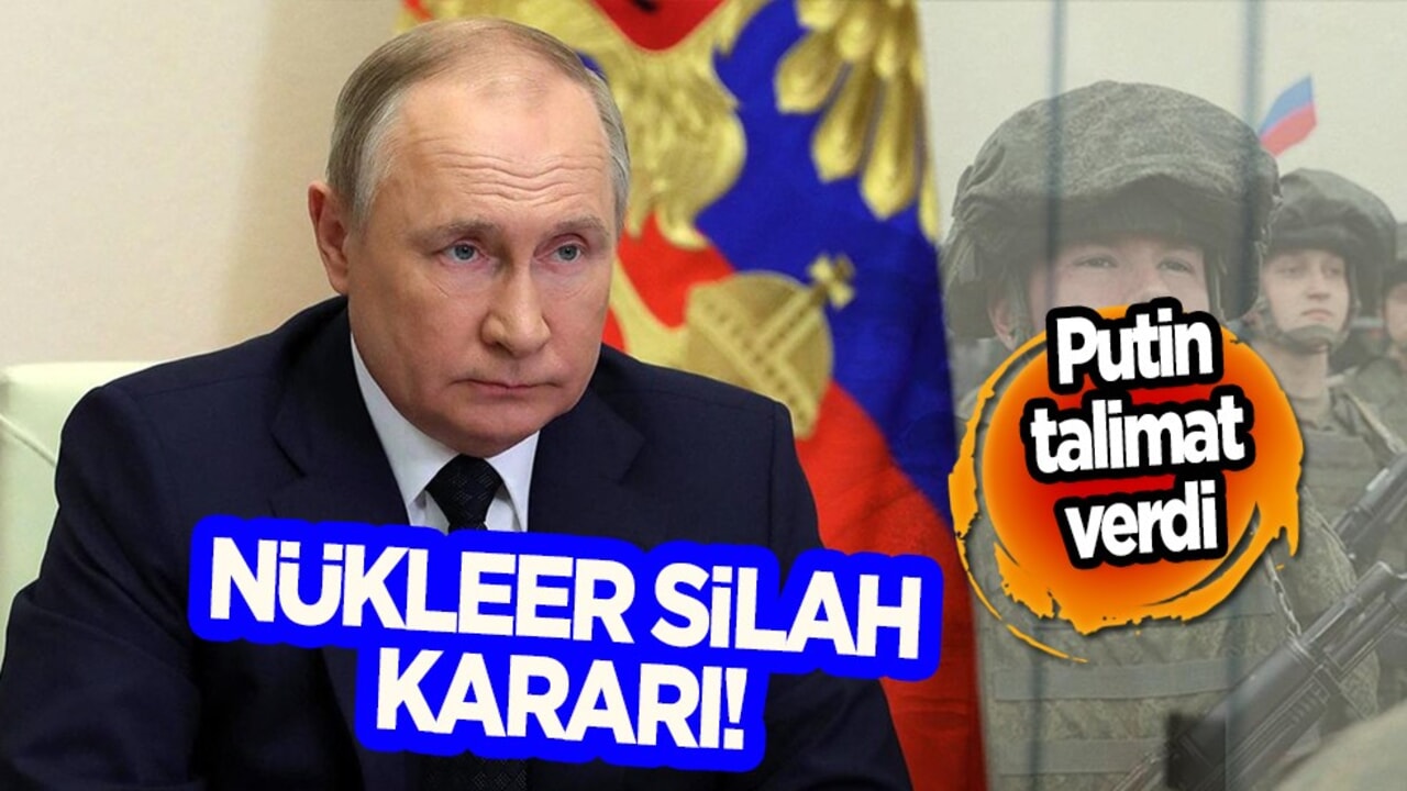 Putin, talimat verdi: Nükleer silah haberinin ardından tüm dünya bunu konuşuyor