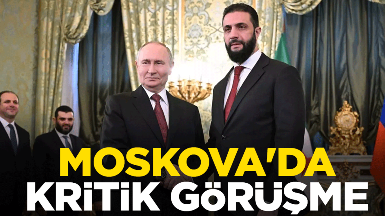 Putin ve Şara bir araya geldi! Rusya'nın başkenti Moskova'da kritik görüşme