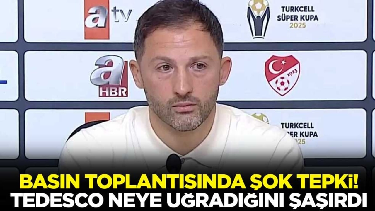 Samsunspor maçı sonrası basın toplantısında şok tepki! Fenerbahçe Teknik Direktörü Domenico Tedesco neye uğradığını şaşırdı