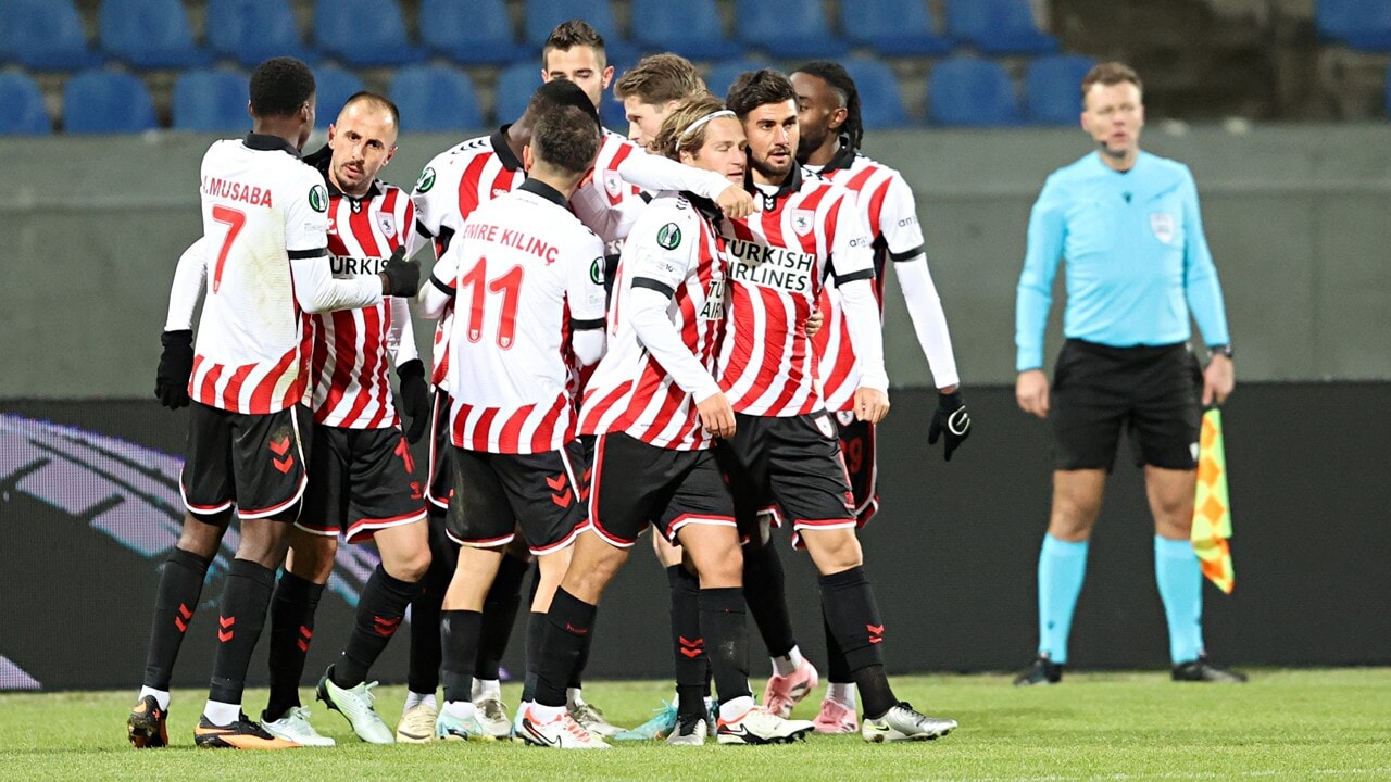 Samsunspor zirvedeki yerini korudu! İşte UEFA Konferans Ligi’nde gecenin sonuçları