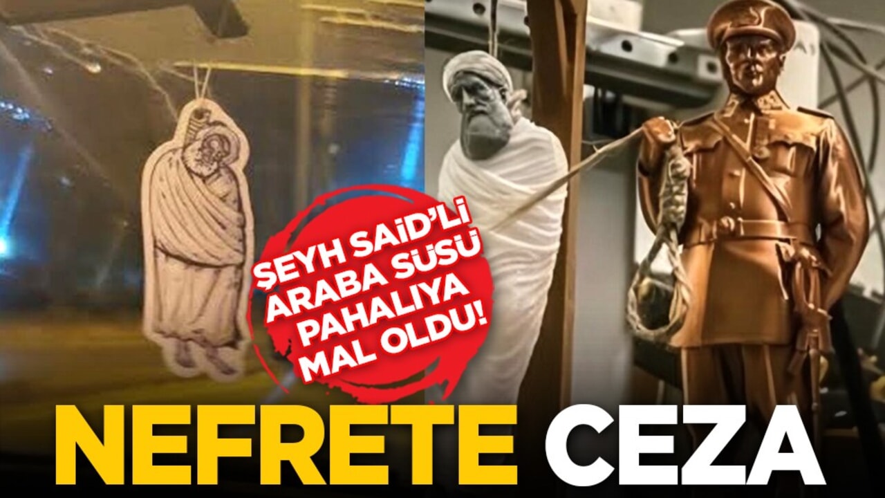 Şeyh Said’li araba süsü pahalıya mal oldu! Nefrete ceza