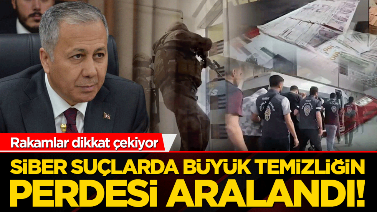 Siber suçlarda büyük temizliğin perdesi aralandı! Rakamlar dikkat çekiyor