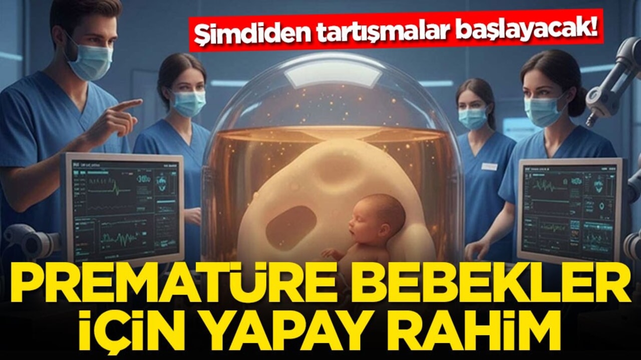 Şimdiden tartışmalar başlayacak! Prematüre bebekler için yapay rahim