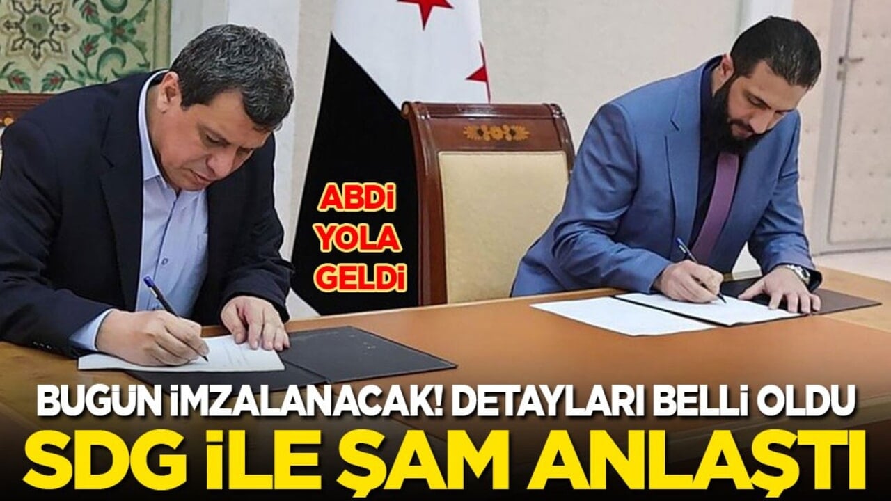 SDG ile Şam anlaştı! Bugün imzalanacak anlaşmanın detayları da belli oldu!