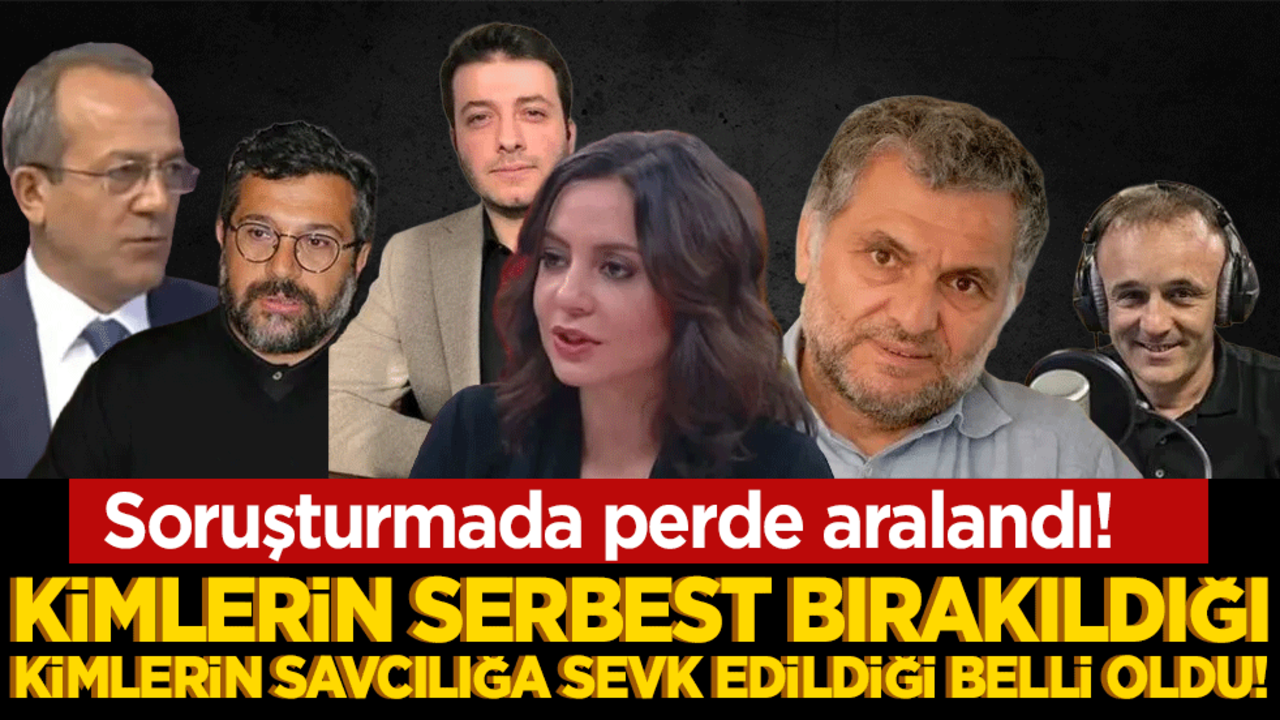 Soruşturmada perde aralandı! Kimlerin serbest bırakıldığı kimlerin savcılığa sevk edildiği belli oldu!
