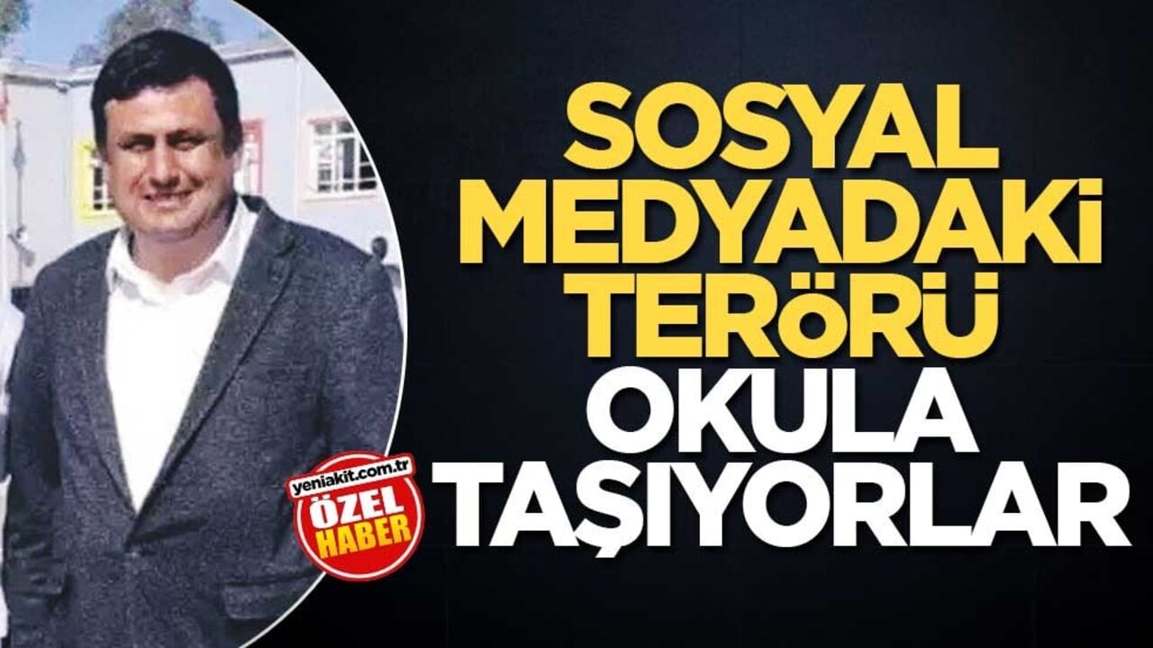 Sosyal medyadaki terörü okula taşıyorlar