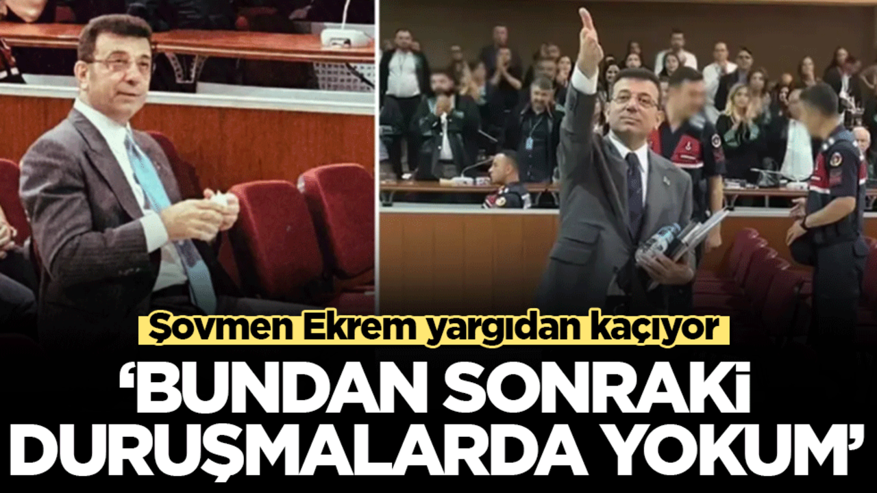 Şovmen Ekrem yargıdan kaçıyor: ‘Bundan sonraki duruşmalarda yokum’