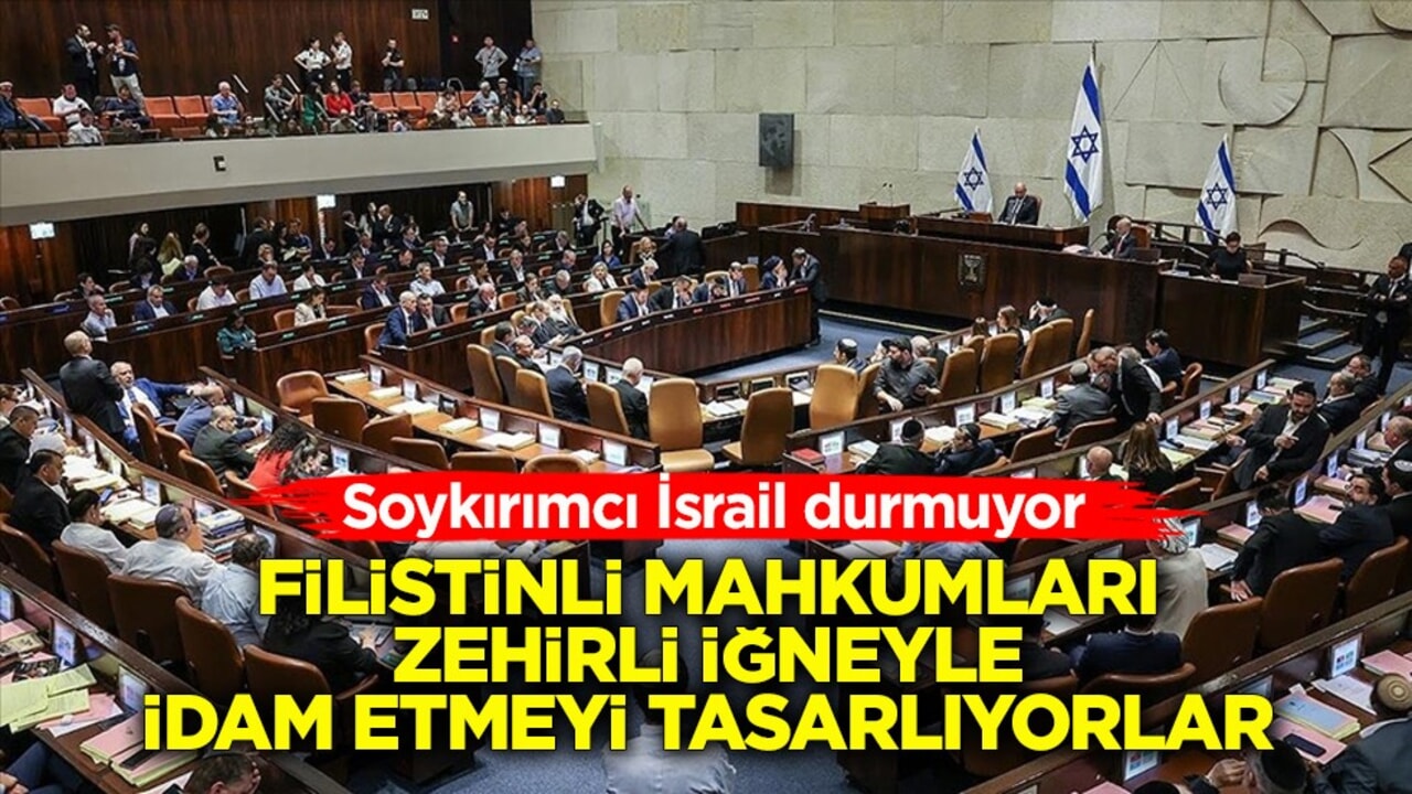 Soykırımcı İsrail durmuyor! Filistinli mahkumları zehirli iğneyle idam etmeyi tasarlıyorlar