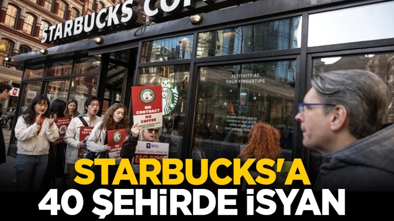 Starbucks'a 40 şehirde isyan