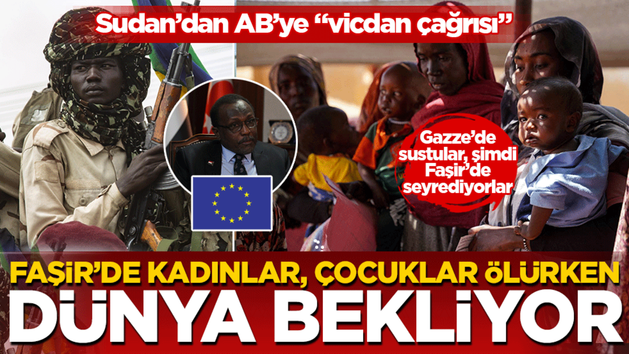Sudanlı Büyükelçi Kabeir’den AB’ye tepki: Gazze’de sustular, şimdi Faşir’de seyrediyorlar